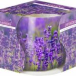 ПАРФИМИРАНИ СВЕЌИ ВО ЧАША ЛАВАНДА